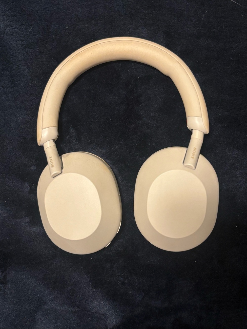 Sony Over-Ear Wireless Headphones — Beige - Picture 3 of 7